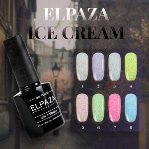 Гель-лак ELPAZA - гель-лак ELPAZA коллекция ICE CREAM