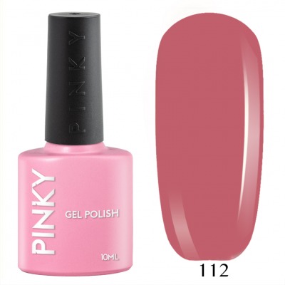 №112 Гель-лак PINKY Classic Карнавал 10мл. (розовый натуральный) - вид 1 миниатюра