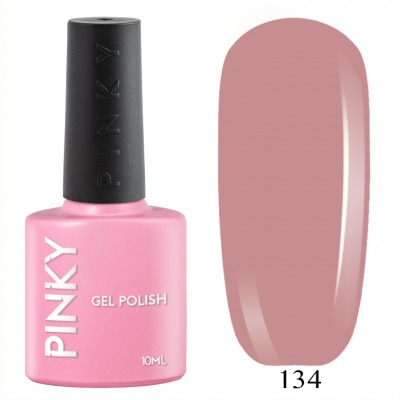 №134 Гель-лак PINKY Classic Гармония 10мл. (бежевый персик) - вид 1 миниатюра