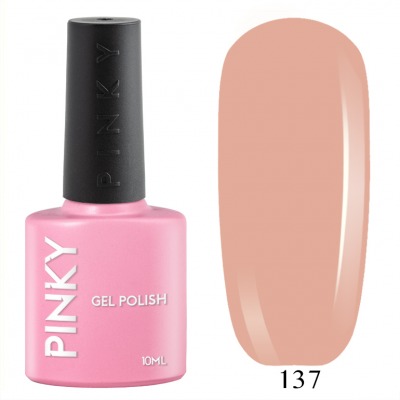 №137 Гель-лак PINKY Classic Прага 10мл. (персиковый) - вид 1 миниатюра