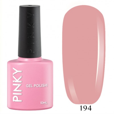 №194 Гель-лак PINKY Classic Куколка 10мл. (бежево-розовый натуральный) - вид 1 миниатюра