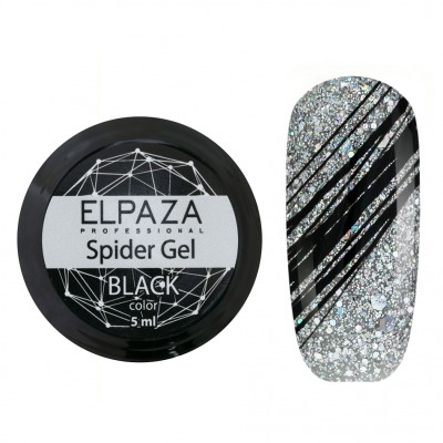 Гель-паутинка ELPAZA Spider Gel BLACK 5 мл . - вид 1 миниатюра