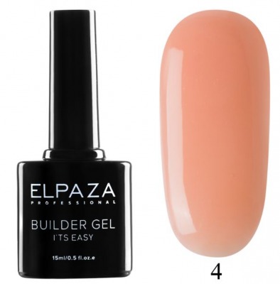 Гель для моделирования и укрепления ногтей Builder Gel it’s easy № 04 ELPAZA 15мл. - вид 1 миниатюра