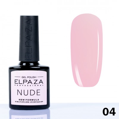 №004 Гель-лак ELPAZA NUDE 10мл