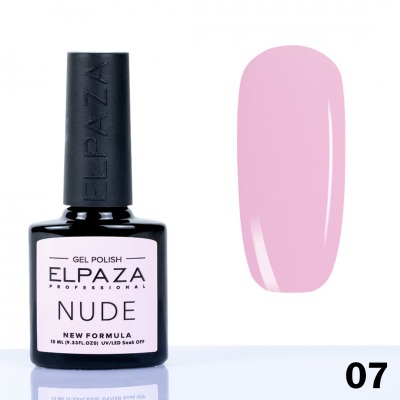 №007 Гель-лак ELPAZA NUDE 10мл