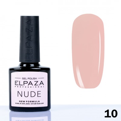 №010 Гель-лак ELPAZA NUDE 10мл