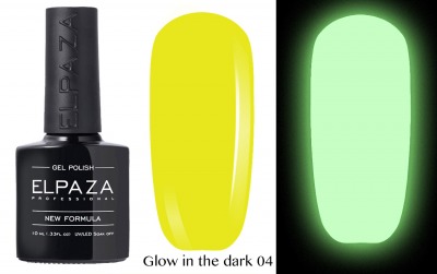 №04 Гель-лак GLOW in THE DARK ELPAZA 10мл. - вид 1 миниатюра