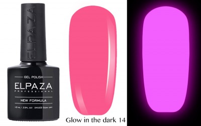 №14 Гель-лак GLOW in THE DARK ELPAZA 10мл. - вид 1 миниатюра