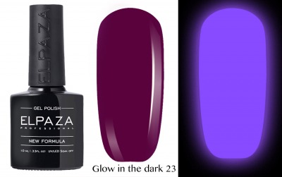 №23 Гель-лак GLOW in THE DARK ELPAZA 10мл. - вид 1 миниатюра