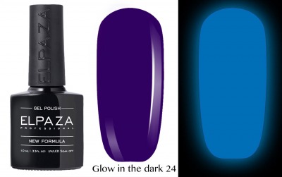 №24 Гель-лак GLOW in THE DARK ELPAZA 10мл. - вид 1 миниатюра