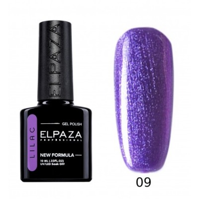 №009 Гель-лак ELPAZA Lilac Фиалковая роса 10мл. - вид 1 миниатюра