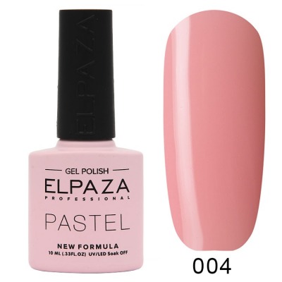 №004 Гель-лак ELPAZA Pastel 10мл. - вид 1 миниатюра