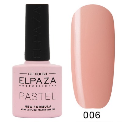 №006 Гель-лак ELPAZA Pastel 10мл. - вид 1 миниатюра