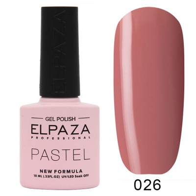 №026 Гель-лак ELPAZA Pastel 10мл. - вид 1 миниатюра