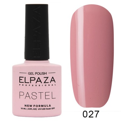 №027 Гель-лак ELPAZA Pastel 10мл. - вид 1 миниатюра