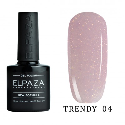 Гель-лак ELPAZA TRENDY №04 10мл. (блеск опалового глиттера)