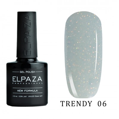 Гель-лак ELPAZA TRENDY №06 10мл. (блеск опалового глиттера) - вид 1 миниатюра