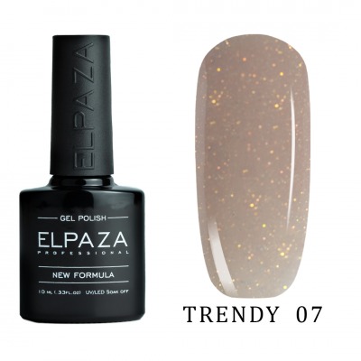 Гель-лак ELPAZA TRENDY №07 10мл. (блеск опалового глиттера) - вид 1 миниатюра