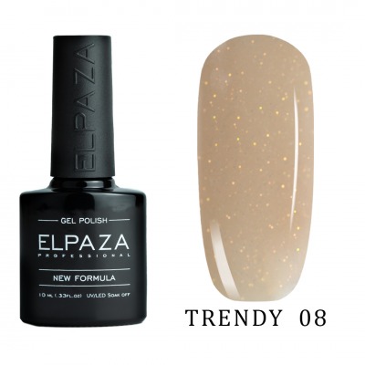 Гель-лак ELPAZA TRENDY №08 10мл. (блеск опалового глиттера)