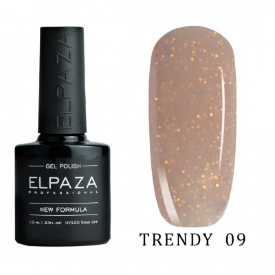 Гель-лак ELPAZA TRENDY №09 10мл. (блеск опалового глиттера) - вид 1 миниатюра