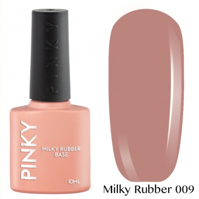 Каучуковая молочная база PINKY Milky Rubber Base 009 10мл. (лилово-бежевый натуральный) - вид 1 миниатюра